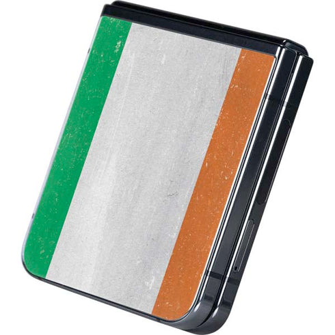 Ireland Flag Distressed Galaxy Z Flip5 5G Skin